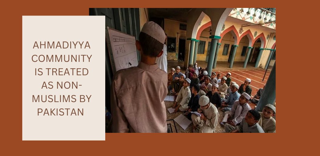 AsimNabeel12's tweet photo. #Pakistan treats members of the Ahmadiyya community as non-Muslims. This community must be honoured. The Pakistani government is attempting to make things worse rather than address the problems of Ahmadiyya's.!!!#AhmadisNotSafeInPak #PakistanNotSafe https://t.co/oMLuli8jD8