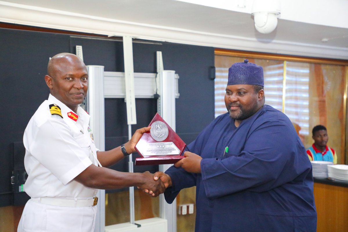 NigerianNavy's tweet photo. VISIT TO NAVAL HEADQUARTERS BY THE HOUSE OF REPRESENTATIVES ADHOC COMMITTEE ON THE VOLUME OF FUEL CONSUMED DAILY IN THE COUNTRY, LED BY THE CHAIRMAN, HON. ABDULKADIR SA’AD ABDULLAHI  ON WEDNESDAY 1 FEBRUARY 2023
#onwardtogether https://t.co/xuqYwaowsC