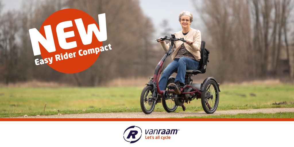 Have you heard that the Easy Rider Compact is a new tricycle bike from Van Raam? 😍 Read all about this bike on the website 👇
vanraam.com/en-gb/advice-i…

#vanraam #letsallcycle #newbike #tricycle #compact #compacttricycle