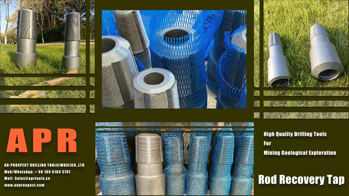 CathyXue10's tweet image. #Drilling Tools for Mining/Geological #Exploation  #Rod Recovery Tap
Sizes:B/N/H/P
From #APR Wuxi
Welcome to place the orders