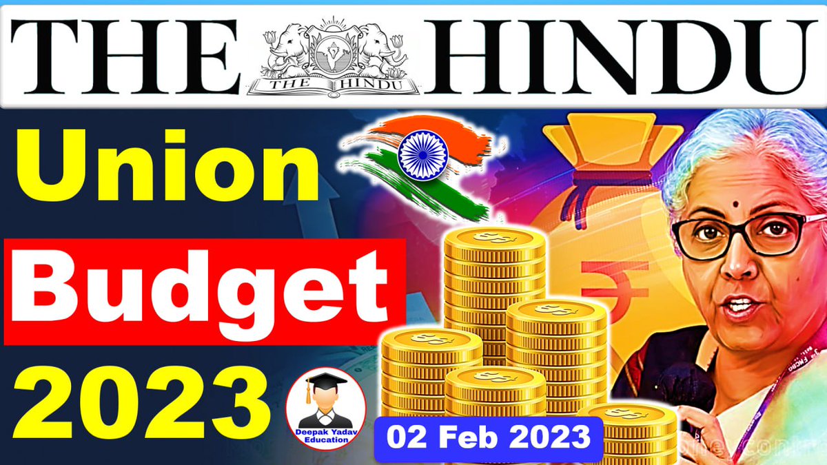 yadaveducation1's tweet photo. 📌 Link :- https://t.co/CZ96SZpbrz

2 February 2023 | The Hindu Newspaper Analysis | Deepak Yadav Education

#Budget2023 #BudgetSession #Budget #2February2023 #TheHinduAnalysis #CurrentAffairs #DeepakYadavEducation https://t.co/3Eut2KPnQb