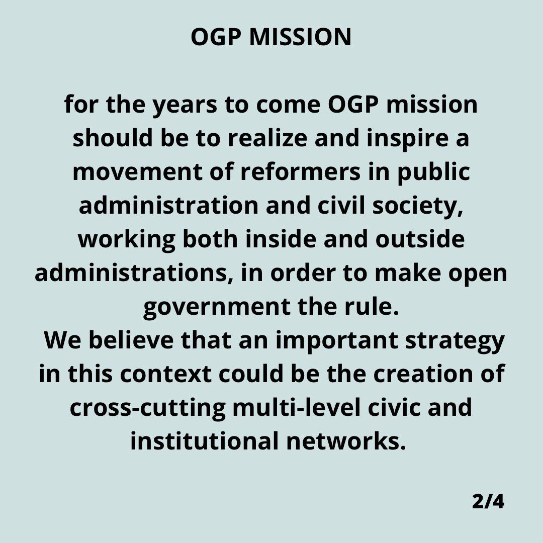 marievafavoino's tweet photo. la Posizione del Forum Multistakeholder italiano per il Governo Aperto sulla strategia della Open Government Partnership 
2023 – 2028
#MSF #FMS #ogpstrategy @opengovitaly @opengovpart https://t.co/0xnrDcplVp