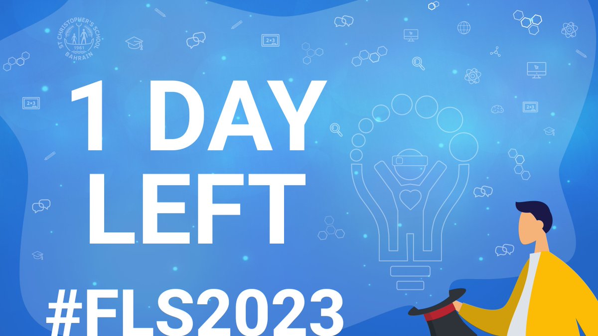 #FLS2023 is almost here 😍! We're only ONE DAY away from this year's St. Christopher School Future Learning Summit 🤩💙! For more information, visit our website futurelearning.me 👍! 
-
#FLS #StChris #StCBh #Summit #Education #School #Bahrain #Fun #Learning