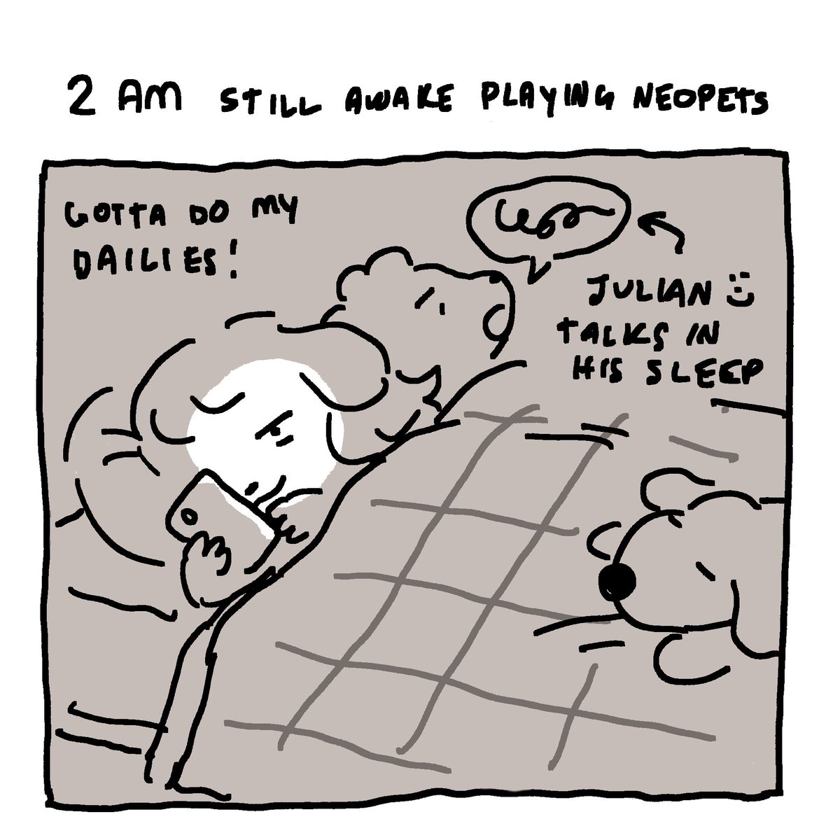 I hate being woken up early : ) #hourlycomicsday 