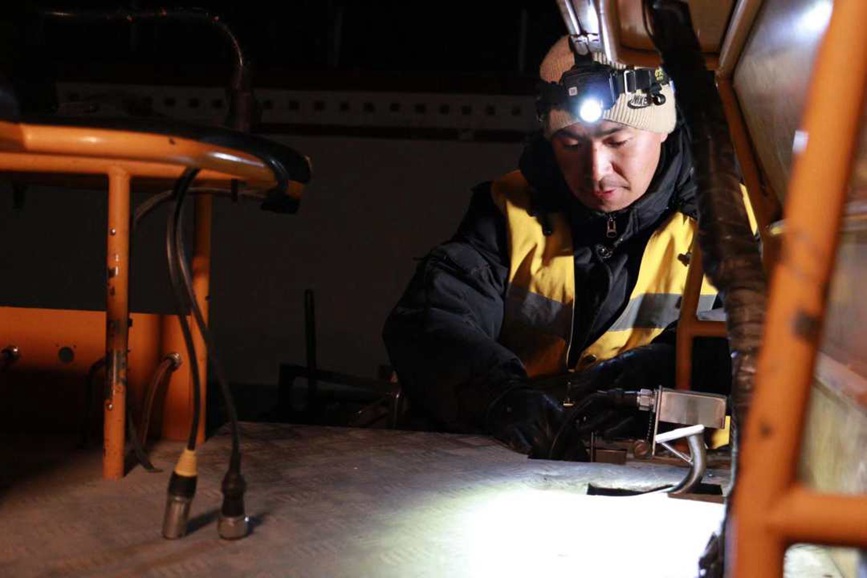 TibetNews11's tweet image. #difficile #intervento #notturno di #manutenzione #ferroviaria