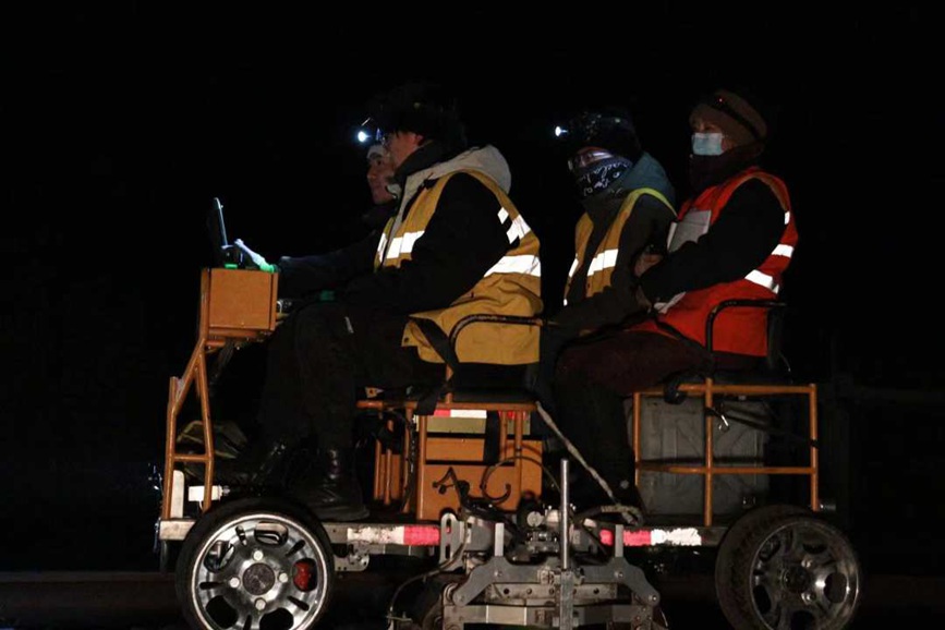 TibetNews11's tweet image. #difficile #intervento #notturno di #manutenzione #ferroviaria