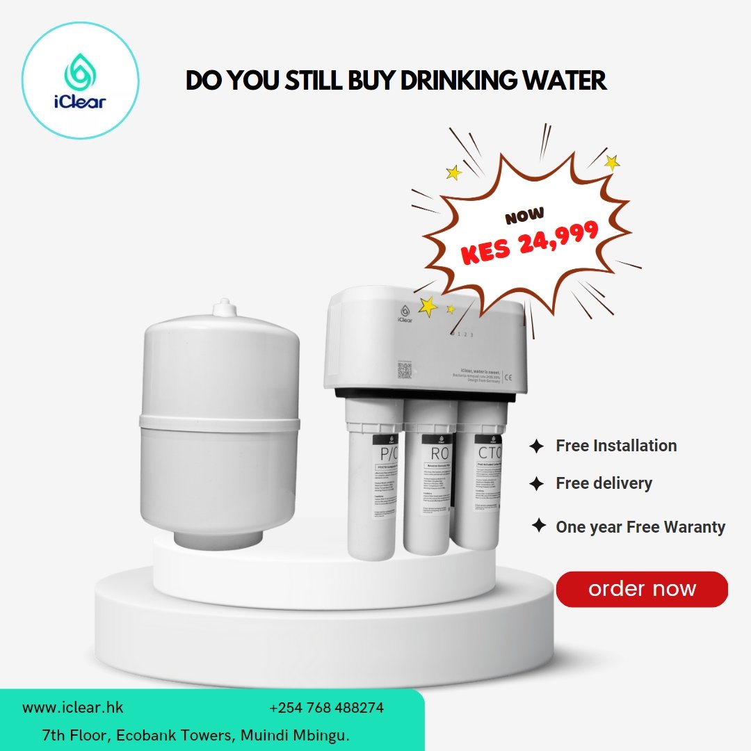 iClear Water on Twitter "Stop buying drinking water and purify your