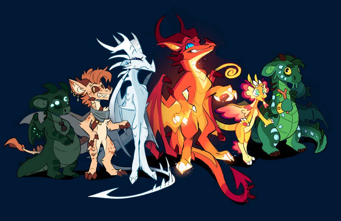 Olive_Cow's tweet photo. The whole set is COMPLETE #WingsofFire https://t.co/6QoP49Axuj