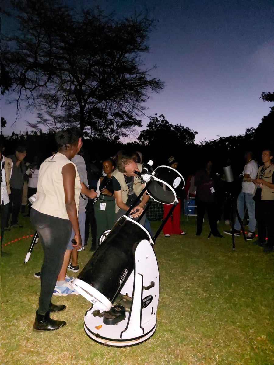 RehemaKabare's tweet photo. Had a fun star-gazing evening yesterday and even got to spot the Orion's belt!

The @GoDownArts is participating in the #NexusNairobi2023 

#DrMaeJemison
#spaceandculture 

@mbugua_mk https://t.co/SMDCwcOVNw