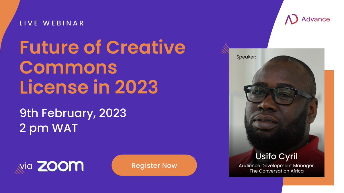 Minority Africa (@minorityafrica) on Twitter photo 🗓️Save the date!
➡️On the 9th of February at 2pm (WAT), we would join <a href="/CyrilO/">Usifo Omozokpea C.</a> & <a href="/CalebOkereke/">Caleb Somtochukwu Okereke</a> for an interesting discussion on the future of creative commons license in 2023.
📌Sign up here to attend: bit.ly/3CHnUJK 🗓️Save the date!
➡️On the 9th of February at 2pm (WAT), we would join <a href="/CyrilO/">Usifo Omozokpea C.</a> & <a href="/CalebOkereke/">Caleb Somtochukwu Okereke</a> for an interesting discussion on the future of creative commons license in 2023.
📌Sign up here to attend: bit.ly/3CHnUJK