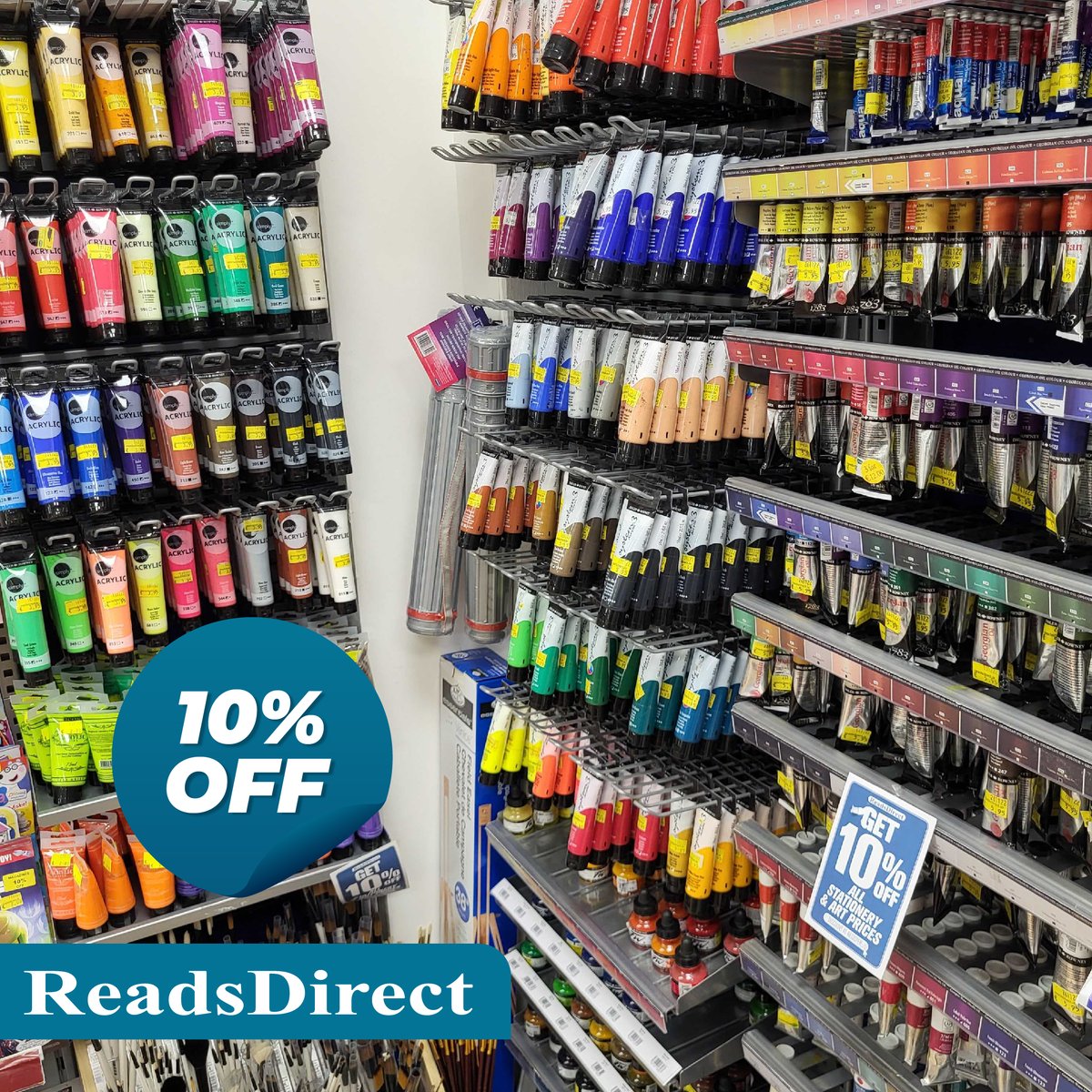 Irelands Best Range Of  Art Supplies At The Lowest Prices . Get 10% discount off all prices instore and online.

goo.gl/maps/qmi4RYyfH…

#stationery #paint #artist #lowestprice #discount #stationerystore #stationeryshop #readsdirect #stillorgan #ireland