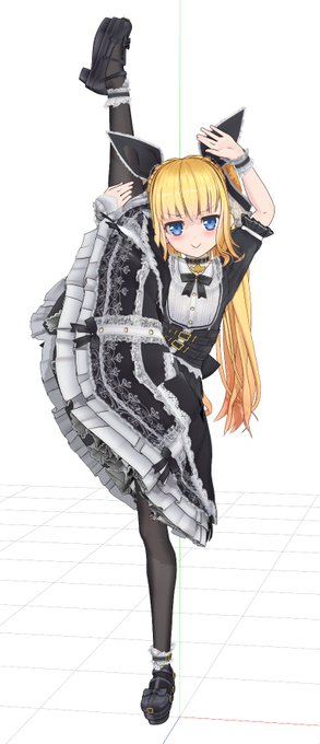 ツインテールの日ということでアリスリゼラちゃん再掲 #黒柚式 