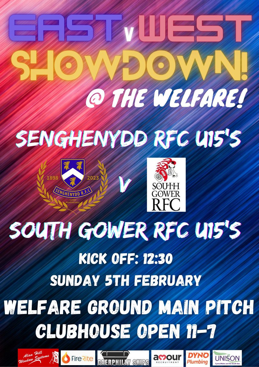 Our under 15s look forward to welcoming our good friends from <a href="/SouthGowerRFC/">South Gower RFC</a> this Sunday 

2 real tight affairs previously so hopefully Sunday will prove to be a great spectacle 

The general fixture poster will be available later 

#myclubmyfamily 
#SRW72