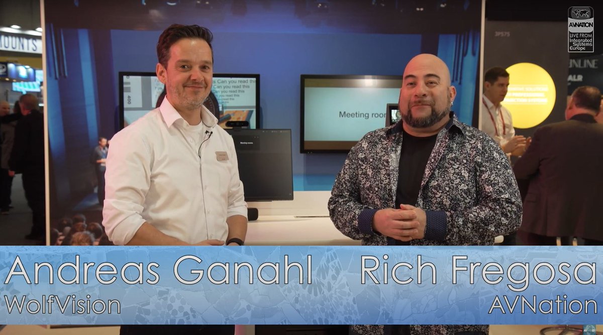 WolfVision_EU's tweet image. Andreas Ganahl talks to @AVNationTV at @ISE_Show about WolfVision, and demos our awesome new Dual Screen Content Management feature for Cynap Pro. Check it out now! youtu.be/UbvNkXg5ElI

#edtech #classroomtechnology #learningspacedesign #ISE2023 #Barcelona #ITRTG #avtweeps