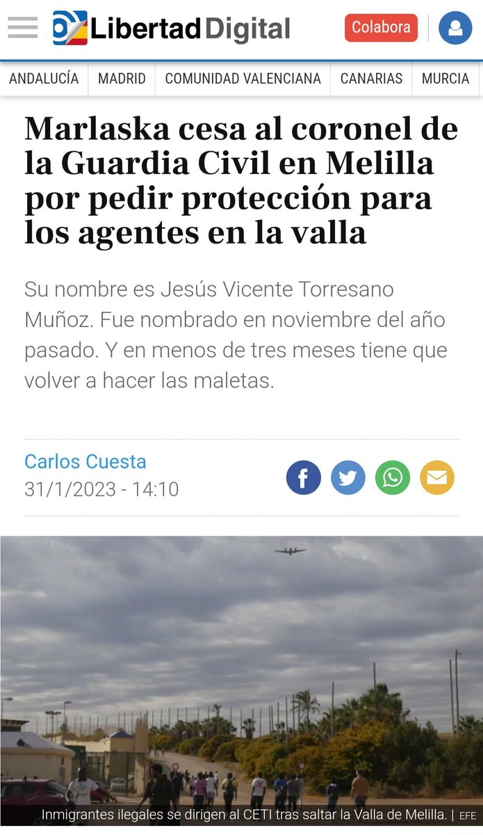 ¿LE INTERESA VERDADERAMENTE A <a href="/Agenda2030Gob/">Agenda 2030 - Gobierno de España</a> LA SEGURIDAD DE NUESTRAS FRONTERAS O PREFIEREN LA SUMISIÓN, PARA CUANDO HAYA QUE ABRIR PUERTAS POR EXIGENCIAS DE MARRUECOS?.

m.facebook.com/story.php?stor…

espanasuma.es