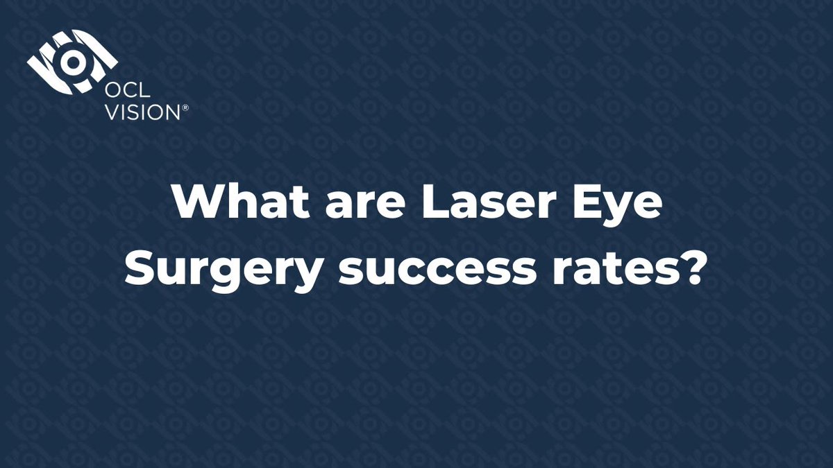 What are our laser eye surgery success rates? #askocl #lasereyesurgery ow.ly/EOaK30stmm5