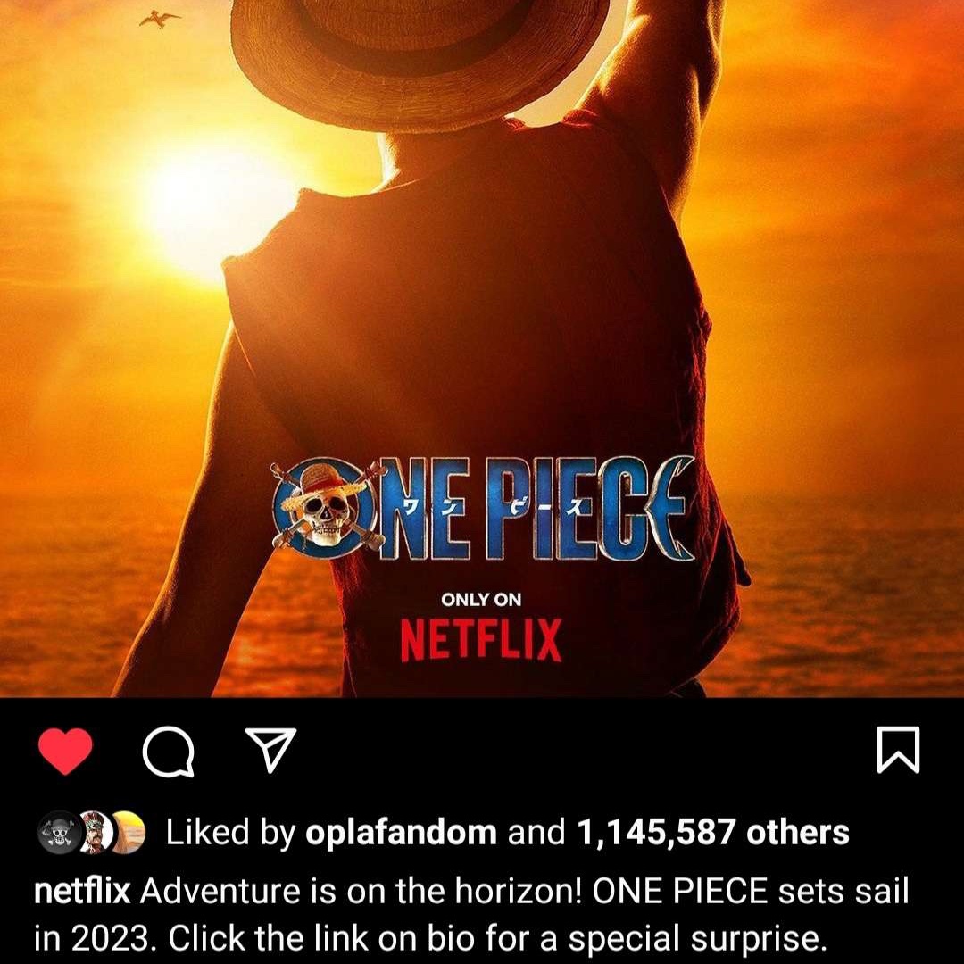 Hahahahahahha Netflix @netflix Adventure is on the horizon! One Piece sets  sail in 2023 SETTING SAIL 2023 Traduzir Tweet 'ONLY ON NETFLIX - iFunny  Brazil