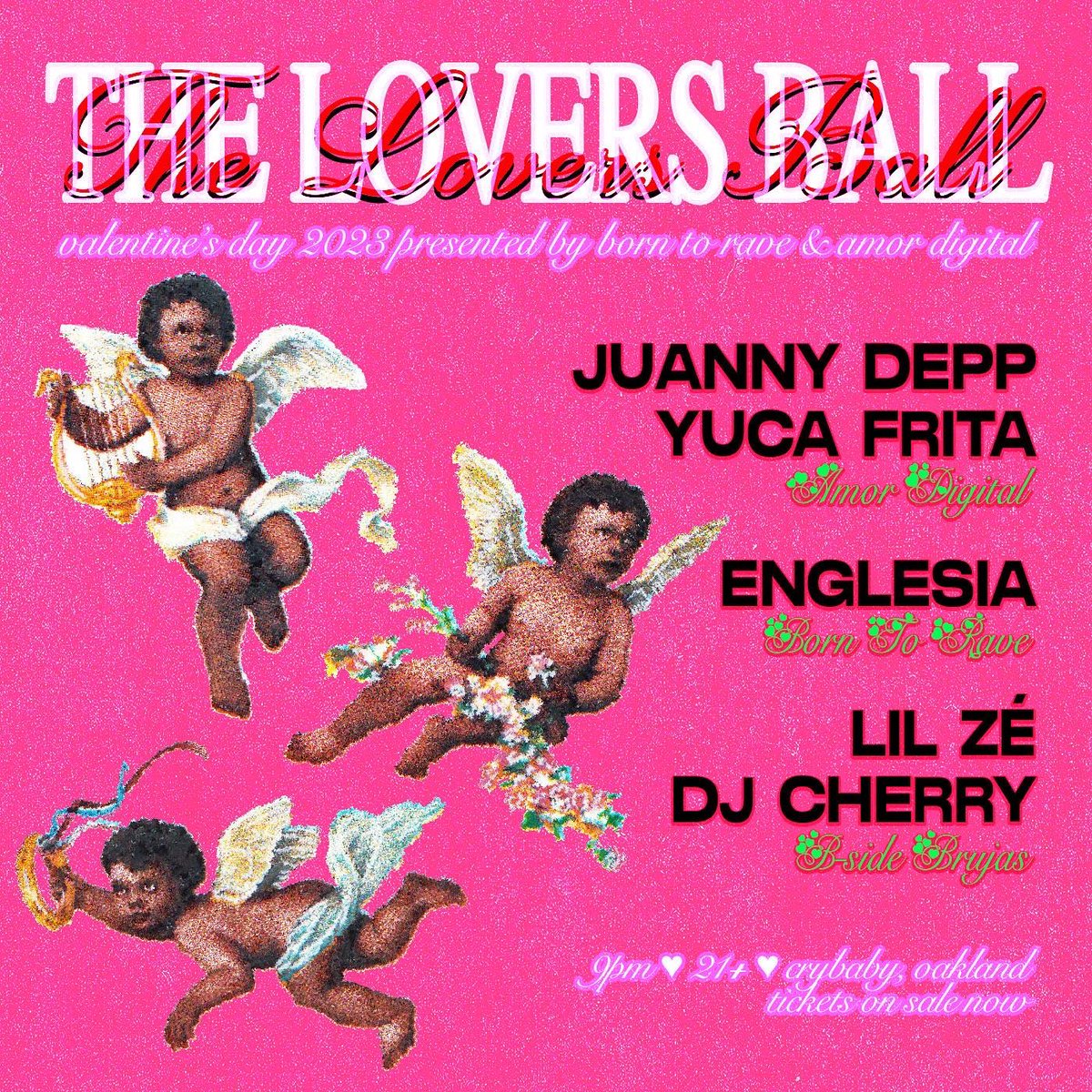 LOVERS BALL on valentine’s day at <a href="/crybabyoakland/">The Litty Commitee</a> 🥂