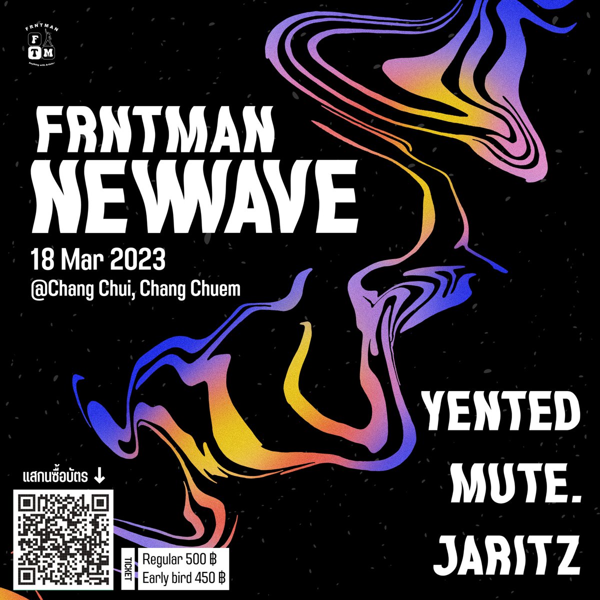 frntman's tweet photo. โปรดทราบ โปรดทราบ! 
FRNTMAN PRESENT 🔊
〰️ FRNTMAN NEW WAVE 〰️ 

ซื้อบัตรที่นี่! เริ่มเลย! 🔊
Line Official/Line Shop : Frntman
https://t.co/kZQmg1Cabv

#Frntmannewwave #Frntman #Frntmanplay
#yented #mute. #jaritz 
#ช่างชุ่ย #ช่างเชื่อม https://t.co/PTN9vTmzVq