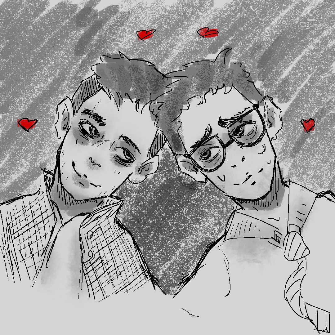I think they are cute together :D
#kingfield #dbd #dwightfairfield #davidking