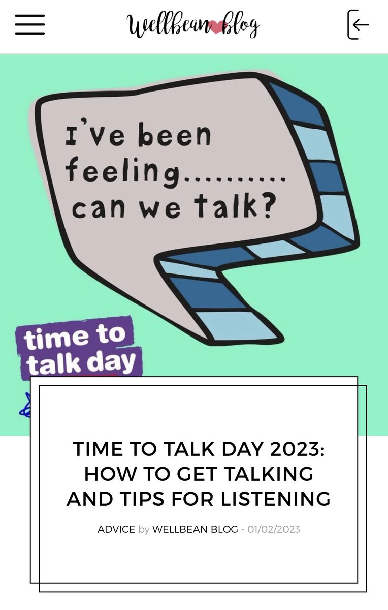 Check you watches Beans because it's time for Time to Talk Day (sorry, not sorry) #TimeToTalkDay 
Here are some top tips from Mind, <a href="/TimetoChange/">Time to Change</a>, <a href="/Rethink_/">Rethink Mental Illness</a>, <a href="/MindCharity/">Mind</a> to get you started 💚
Read here: bit.ly/3RqZomr