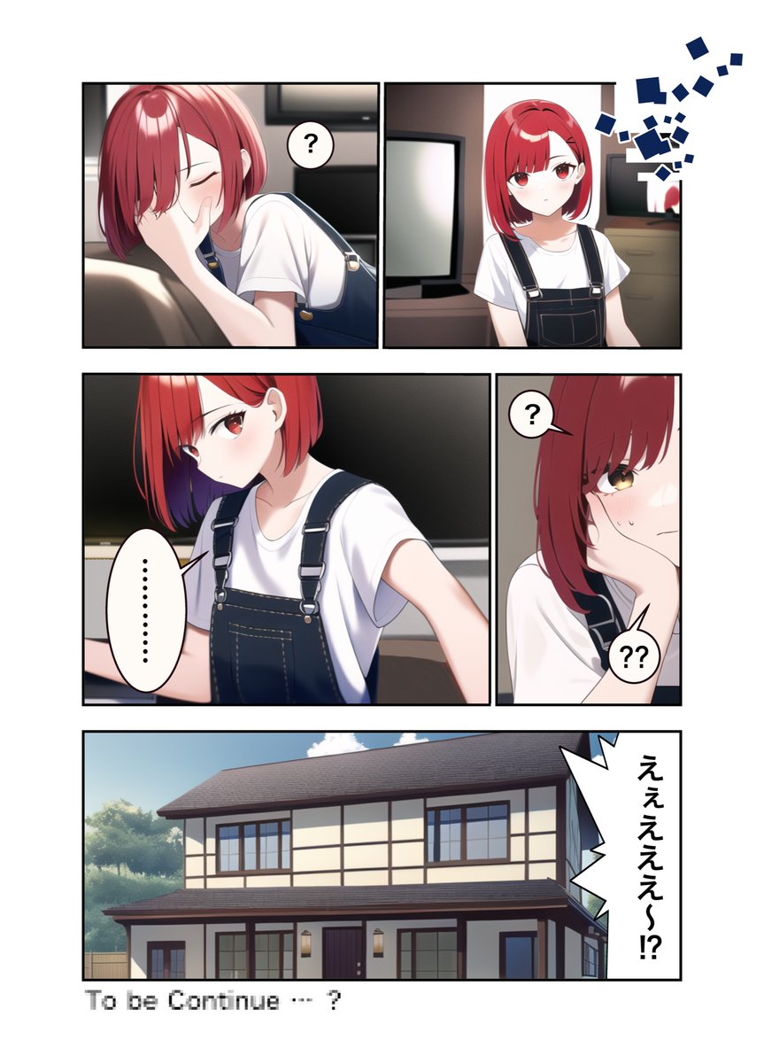 ゲーム世界の女の子の話(再)  #漫画が読めるハッシュタグ #AIアート