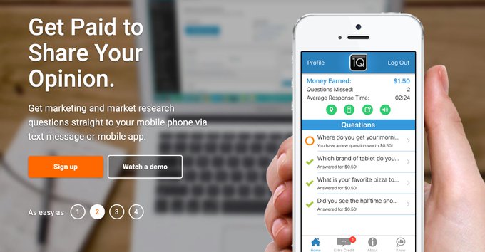 Check out #startup 1Q! DL the free 1Q app &amp; answer mkt research Qs for $0.25. Rgtsr w/ my link https://t<a href="/tag/startup"class="tags">#startup</a><a href="/tag/share"class="tags"><span>#share</span></a><a href="/tag/appthatpays"class="tags"><span>#appthatpays</span></a><a href="/tag/spreadthenews"class="tags"><span>#spreadthenews</span></a>