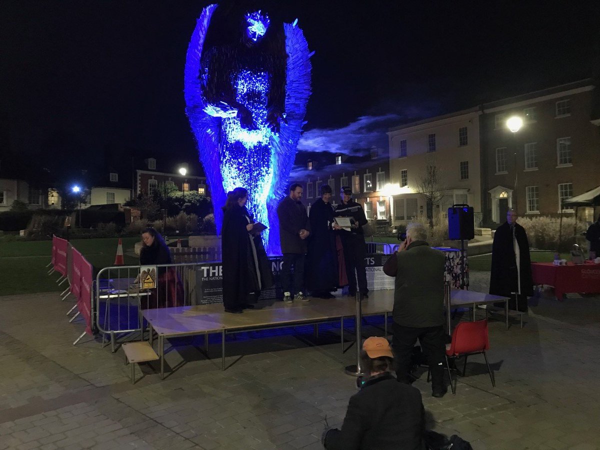 Chris Nelson | Gloucestershire's PCC (@chrisnelsonpcc) on Twitter photo The Knife Angel illuminated, at a special award ceremony for all those involved in Gloucester, helping to keep their community safe. <a href="/Glos_Police/">Gloucestershire Constabulary</a> <a href="/HSGlos/">Henry Robinson</a> <a href="/jenwatkinsglos/">Cllr Jennie Watkins</a> <a href="/BishGloucester/">Rachel Treweek</a> <a href="/NickGazzard/">Nick Gazzard OBE</a> The Knife Angel illuminated, at a special award ceremony for all those involved in Gloucester, helping to keep their community safe. <a href="/Glos_Police/">Gloucestershire Constabulary</a> <a href="/HSGlos/">Henry Robinson</a> <a href="/jenwatkinsglos/">Cllr Jennie Watkins</a> <a href="/BishGloucester/">Rachel Treweek</a> <a href="/NickGazzard/">Nick Gazzard OBE</a>