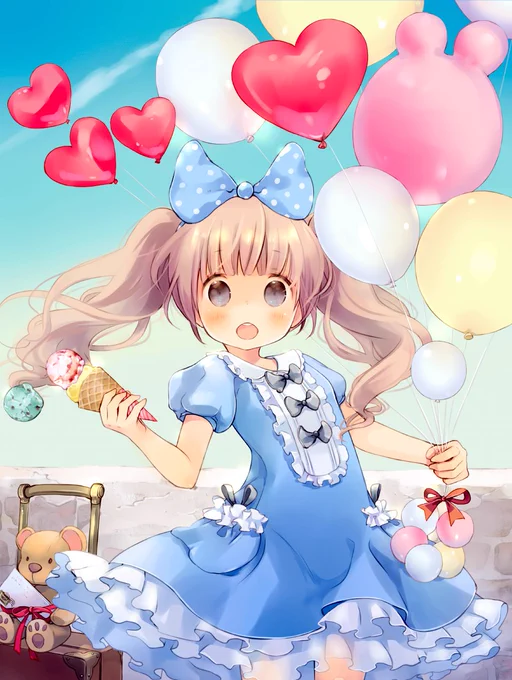 #ツインテールの日 寒そう。。。 