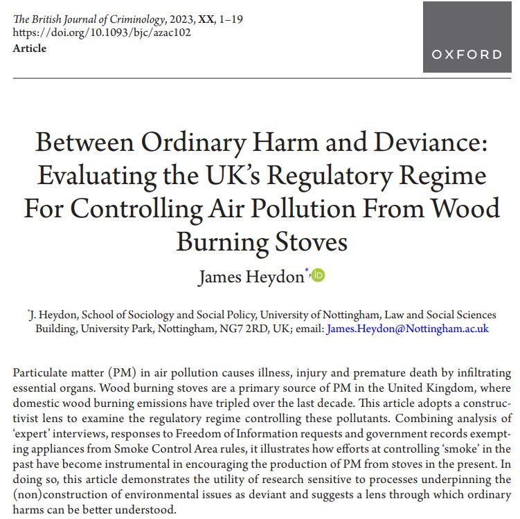 📣Published today - Open access paper on stove regulations📣 Lots more in the article, but some key arguments in a visual🧵below... #airquality #airpollution #woodburner #logburner #cosy #cosyhome #climatechange #energy #stateofclimate #COP27 #healthycities #heating