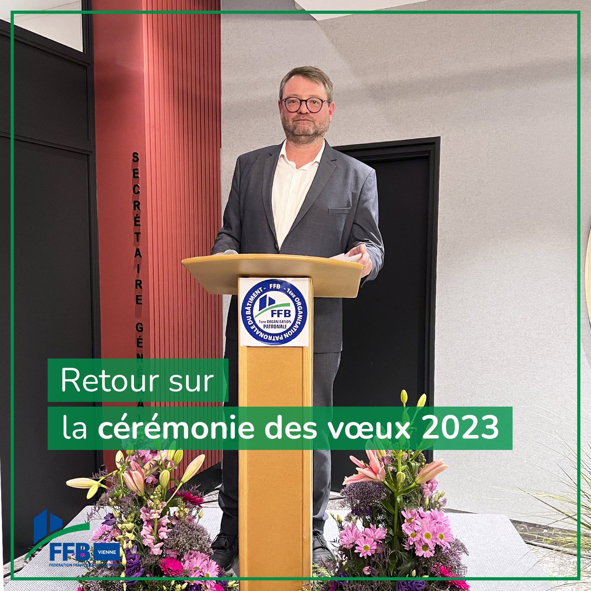 FFB_86's tweet image. Le 25 janvier dernier se tenait notre traditionnelle cérémonie des vœux.

Ce moment festif a donné l’occasion de #rencontrer, de #partager et d’échanger. 

🤝 En 2023 bâtissons nos futurs ensembles, parce que les grands projets ne se construisent jamais seuls !