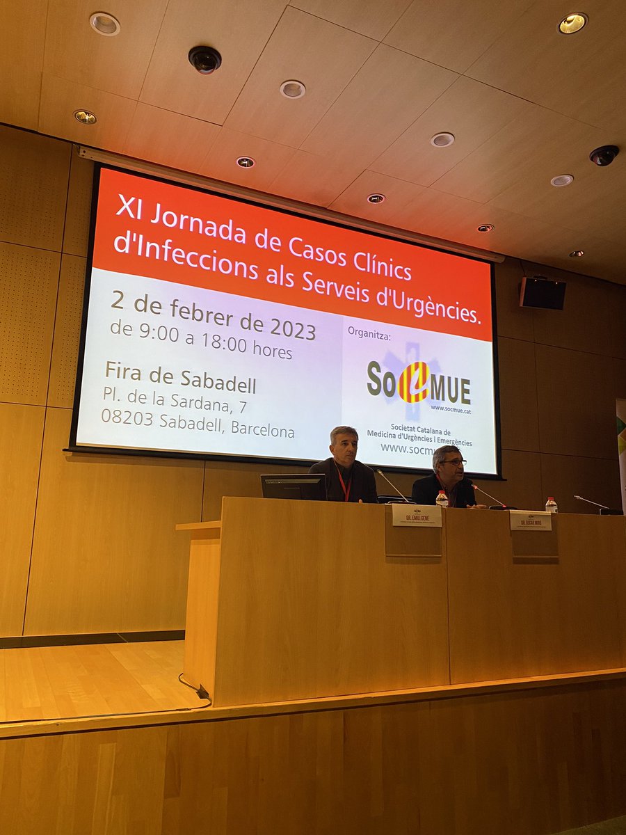 Comencem‼️ #jornadacasosclinicssocmue #socmue <a href="/FiraSabadell/">Fira Sabadell</a>