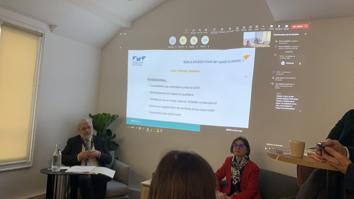 📍En direct de la conférence de presse de <a href="/IMT_NordEurope/">IMT Nord Europe</a> pour découvrir le nouveau plan stratégique ! 
<a href="/AlainSchmittMin/">Alain Schmitt</a>
