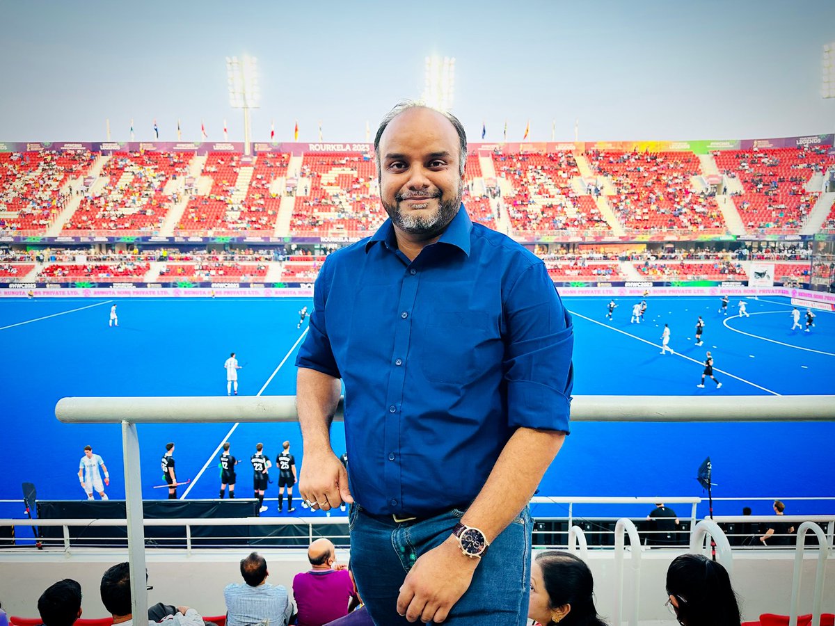 Yet to get over the inertia of being at the Colosseum of Hockey - the Birsa Munda Hockey Stadium 🏑 in Rourkela, Odisha. Unforgettable memories made amidst amazing audience at this newly built arena. 

The hangover still remains 😵🏟

#HockeyWorldCup2023 #Rourkela #Odisha