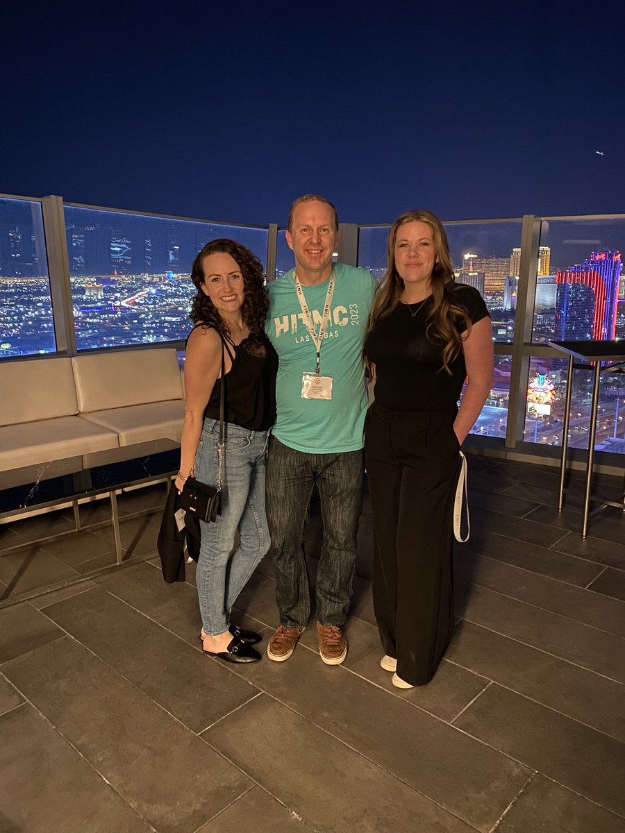 We couldn’t ask for a better view from the Moon Nightclub on the 53rd floor. <a href="/Palms/">Palms Casino Resort</a>  #HITMC2023 #HITMC <a href="/techguy/">John Lynn</a> <a href="/HaileyFroisland/">Hailey Froisland</a>