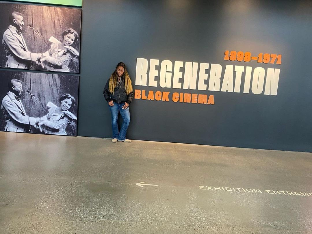 josalynmonetpr's tweet photo. My PR talent @CowgirlChanel at the @AcademyMuseum Of Motion Pictures! 🎬This is the exhibit on #BlackCinema. She’ll be a panel speaker for their summit representing this exhibit. Her furbaby and unicorn Lady will be coming too🐴🦄🥳🎉💖 https://t.co/6pkaVINMbu