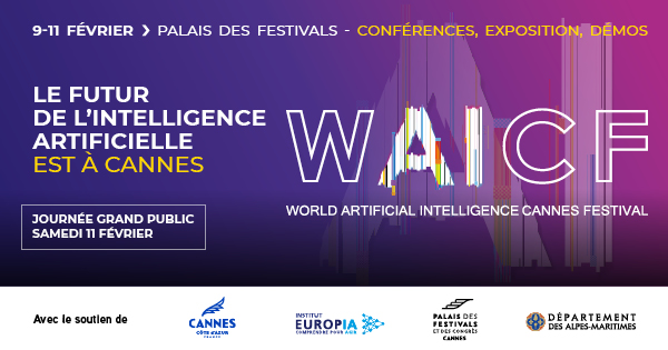 Le Festival International de l&#039;Intelligence Artificielle @WAICANNES ouvre ses portes au public !📅 Samedi 11 février https://t.co/T68eZkYdhv