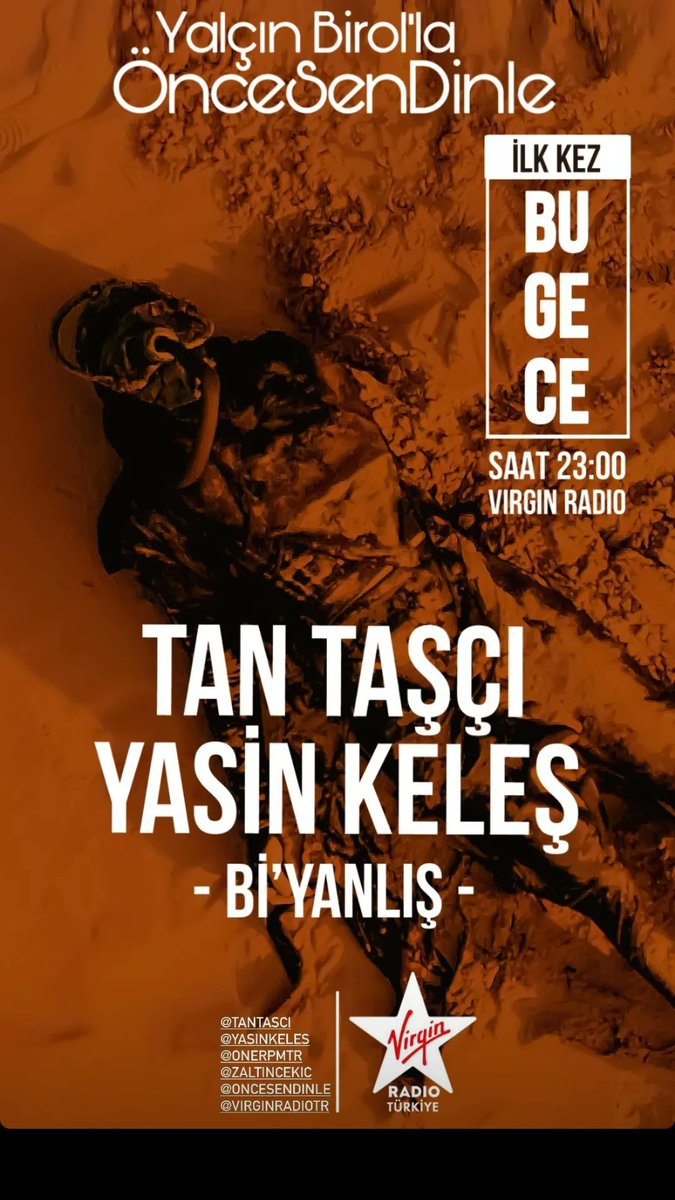 @TanTasci & @DJYASINKELES İşbirliği #Biyanlış Bu Gece 23.00'da İLK KEZ @virginradiotr'da Bizlerle !!!