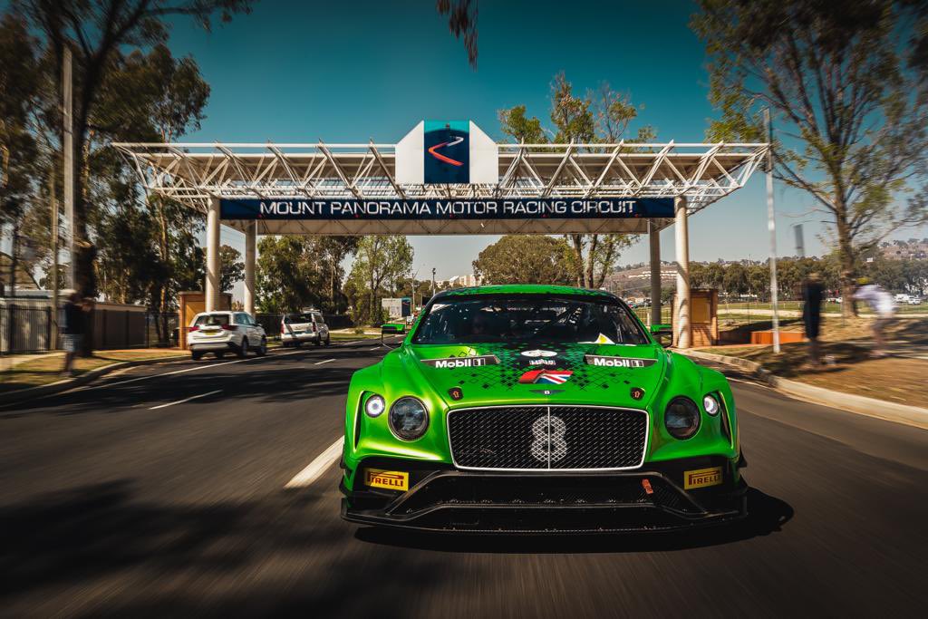 Missing @Bathurst12hour today but seeing the parade reminded me of creating this. It was meticulously planned with only moments to intercept and capture the Bentley Continental GT3 on the public road. Photographer: @daniel_kalisz Driver: @al_buncombe Tracking car driver: me