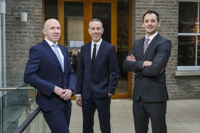 OSM Partners has announced appointment of a new partner, David Larkin, in the firm’s property department. Larkin (left), pictured with  Dario Di Murro and Declan Murphy, joined last November from RDJ.
osmpartners.ie/index.php?id=1…