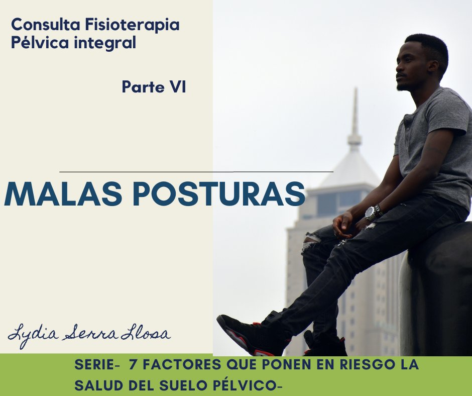 ‼️MALAS POSTURAS‼️ 
Al encorbarnos no solo lastimamos nuestra espalda, sino que ejercemos presión en la musculatura baja, debilitándola. 
Para una buena salud pélvica recomiendo mantenerse erguido y con una postura cómoda para el cuerpo.
#fisioterspia #postura #espalda