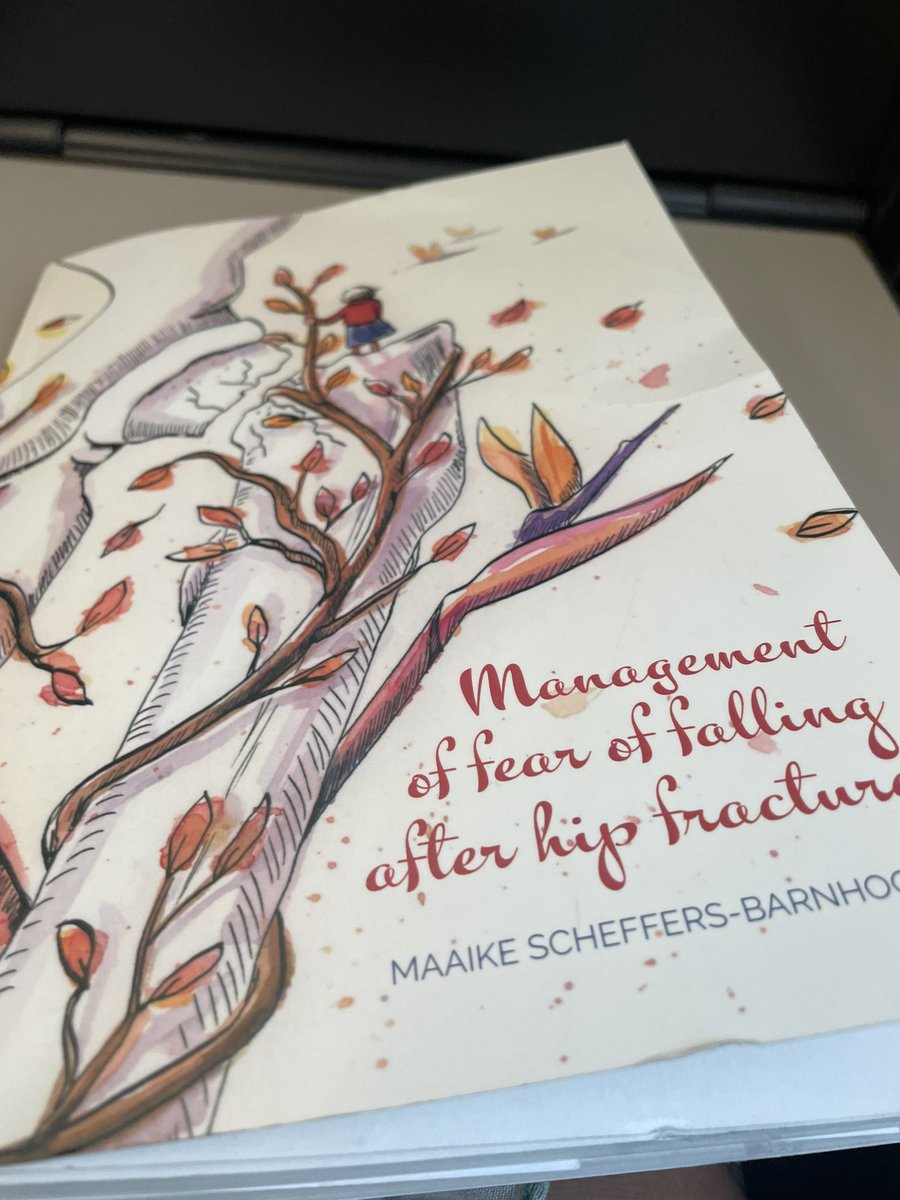 Onderweg naar verdediging van mijn zeer gewaardeerde collega specialist ouderengeneeskunde Maaike Scheffers. Vandaag verdedigt zij haar proefschrift over valangst bij patiënten die revalideren na een heupfractuur. Het is een mooie dag! <a href="/wilcoachterberg/">Wilco Achterberg</a> @EijkMonica <a href="/adamgordon1978/">Adam Gordon MBE</a>