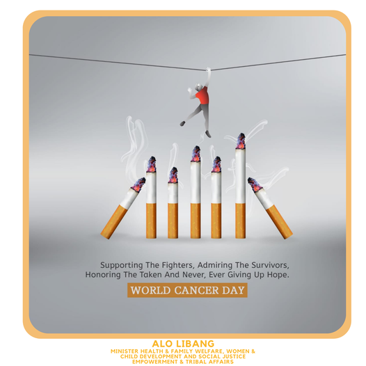 libang_alo's tweet photo. Today, on World Cancer Day, let us come together to spread hope and support for those affected by this disease. We can make a difference by educating ourselves and others about cancer and its impact.
#TobaccoIsDangerousToHealth #AvoidSmoking https://t.co/fw6eG9zfk4