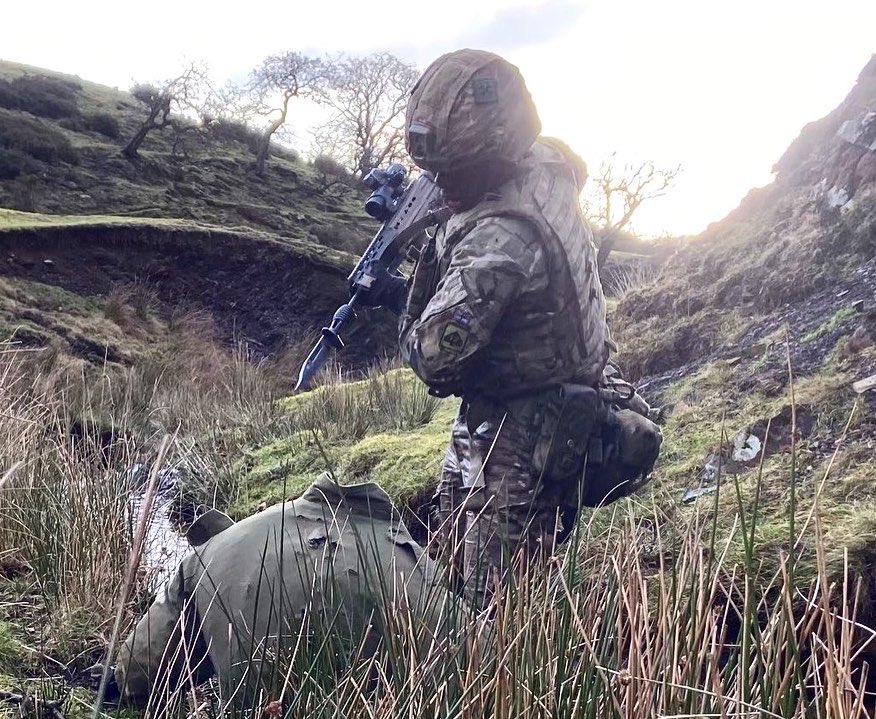 A highlight of @Army1MERCIAN’s patrols competition was the bayonet lane where each soldier’s grit, determination and aggression was tested. Every Mercian soldier must be ready for close combat as part of their job role. #ArmdInfExcellence #Readiness #SFSH