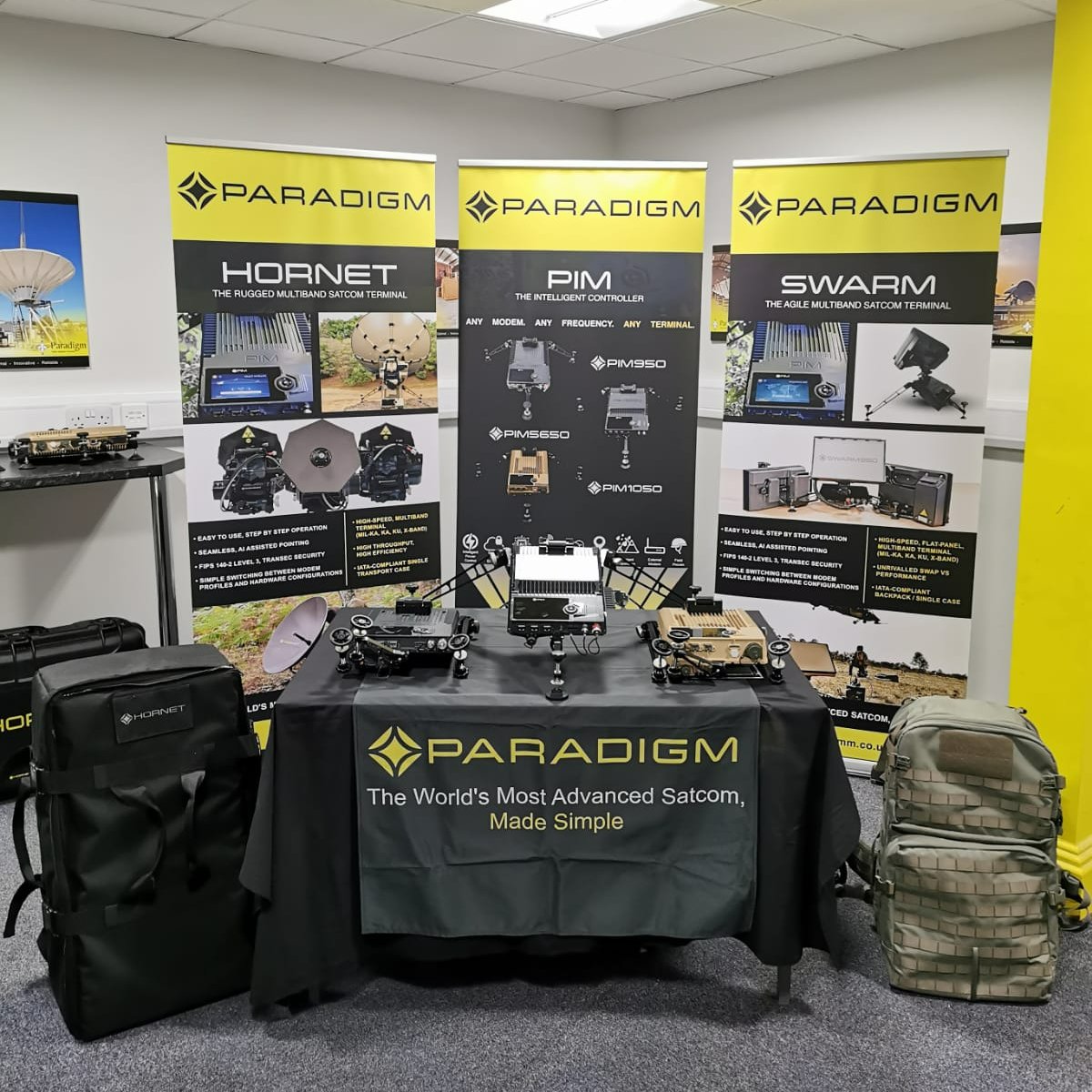 Getting ready for the next few events, where we will be showcasing the world's most advanced satcom terminals, made simple.
Lucky for us, Paradigm's ultraportable terminals come in a single case, making them easy to take!

#RangerCommsExpo #TechNetFortBragg
#MakingSatcomSimple