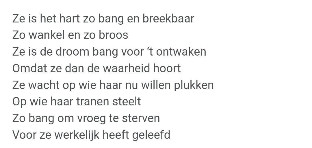Karinvr066's tweet photo. Liedje dat me altijd pakt, doet kou krijgen, doet tranen vloeien.
#deroos Ann Christy 🌹 https://t.co/Dhsw1otXsD