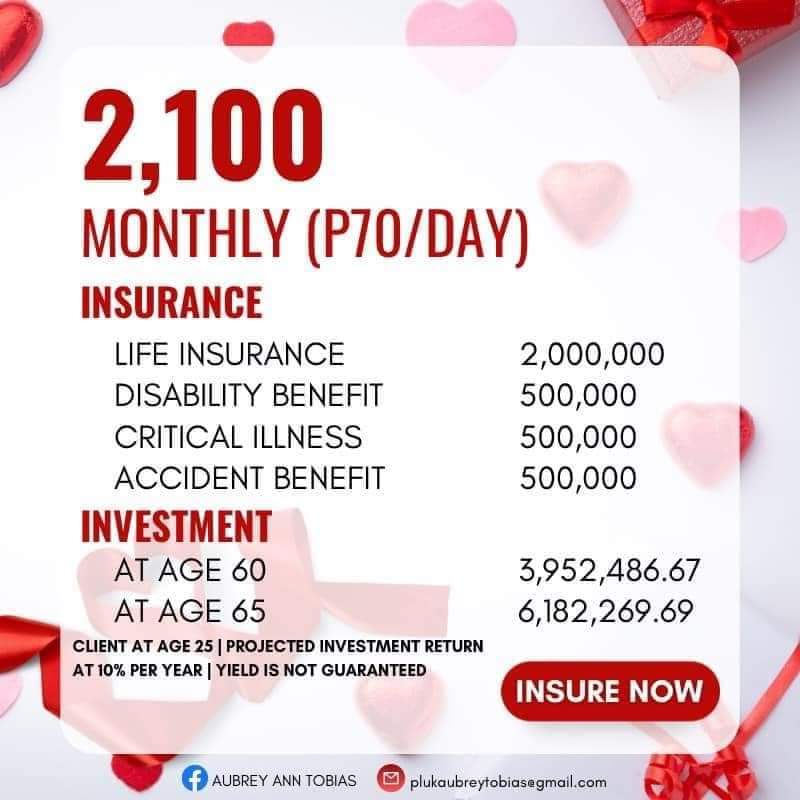JacDimaunahan's tweet image. "Roses are red, violets are blue, I bought this life Insurance because I care about you" 🤗

February is INSURE YOUR LOVE Month❤️

Start your plan TODAY!

Message mo lang ako, I'll be happy to help you ♥️

#LoveProtection
#SaveInvestProtect
Ctto