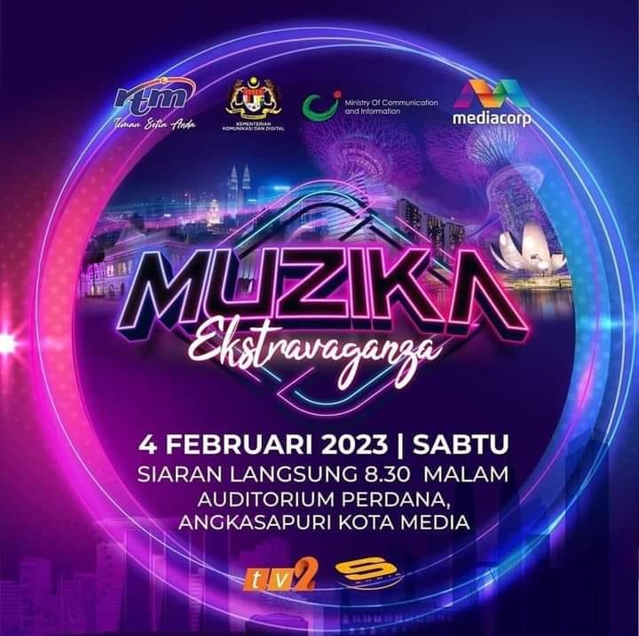 Jangan lupa saksikan persembahan hebat artis 2 negara, Malaysia dan Singapura dalam #MuzikaEkstravaganza 🤩

📆 Sabtu (4 Februari 2023)
🕒 8:30 Malam
📺 TV2 

#HIBURANON2