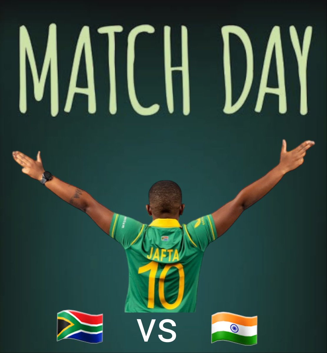 ColinFrancke's tweet image. It's Match Day 

🇿🇦  vs 🇮🇳  
Tri-Series Final 

🏏  starts at 15:00 

Live on SuperSport Channel 210

#SAWvINDW #AlwaysRising #BePartOfIt