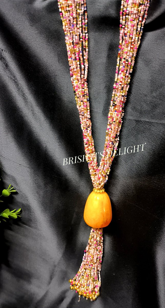 #brishtisdelight #beadsjewellery
#tiechain #amazingjewellery